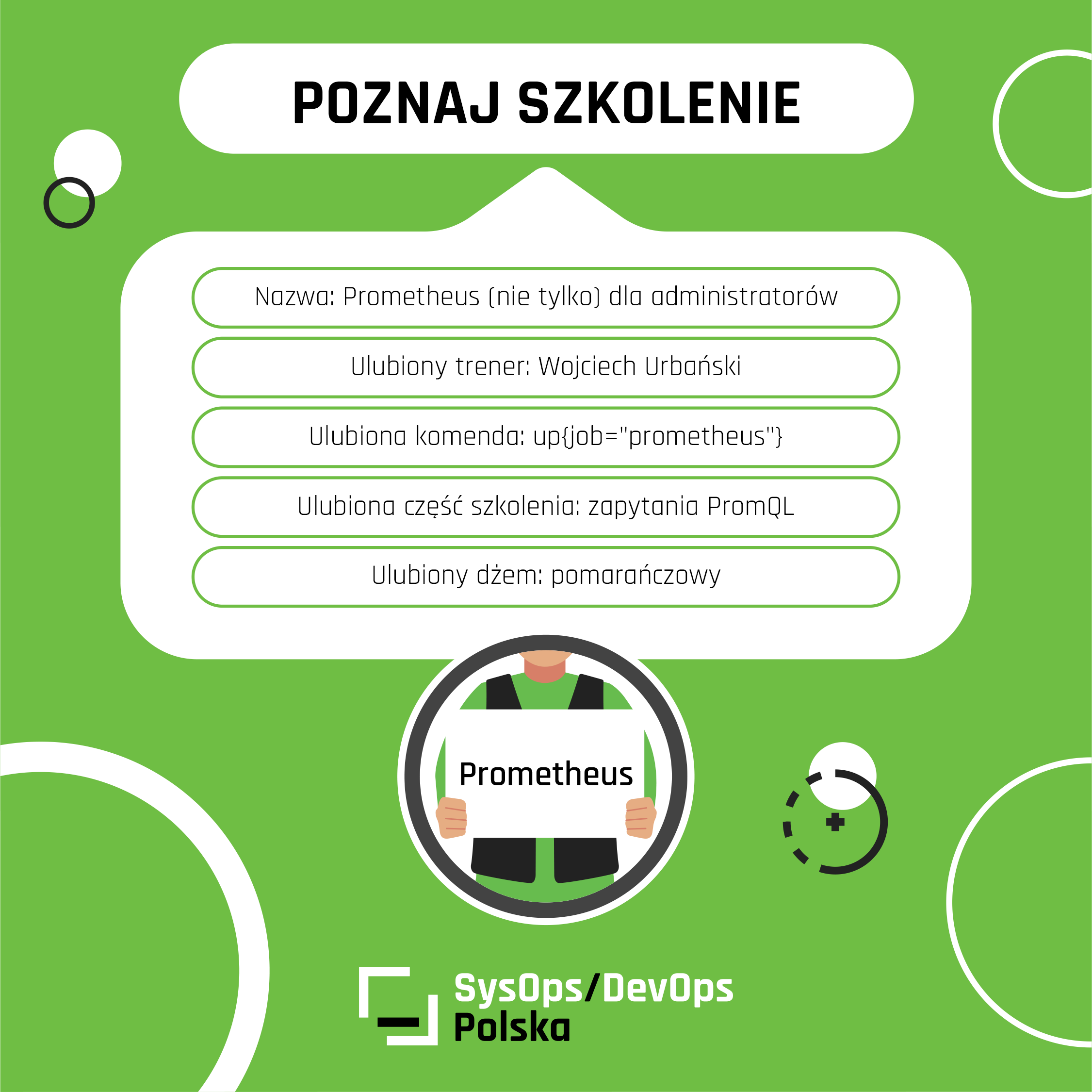 Poznaj nasze szkolenie: Prometheus (nie tylko) dla administratorów