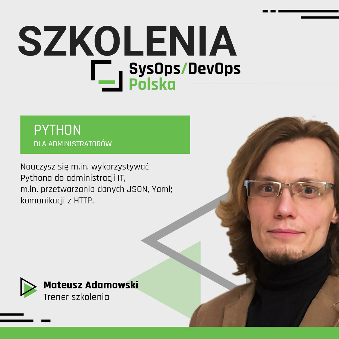 Warsztatowe szkolenie Python dla administratorów